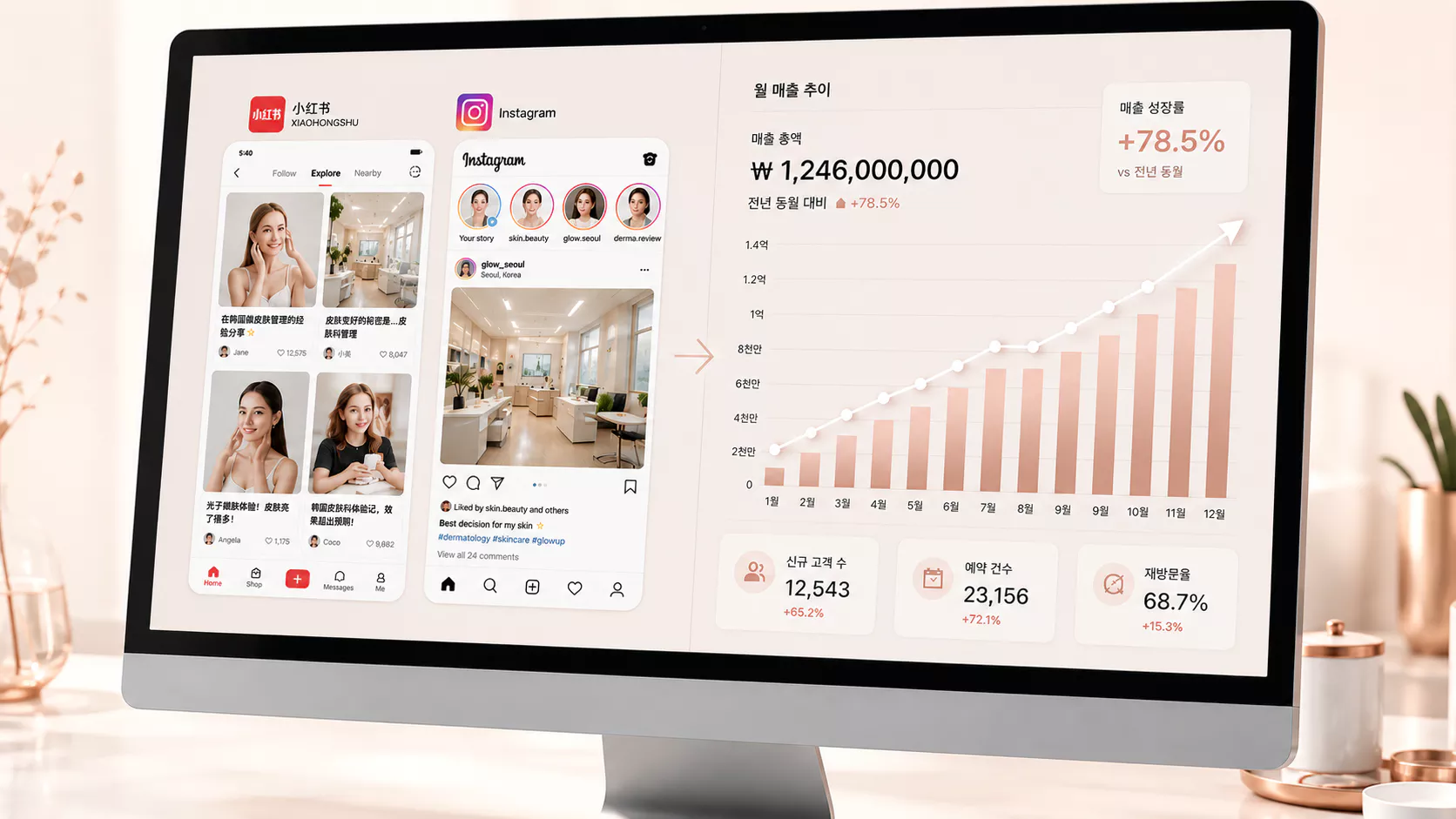 Global marketing dashboard